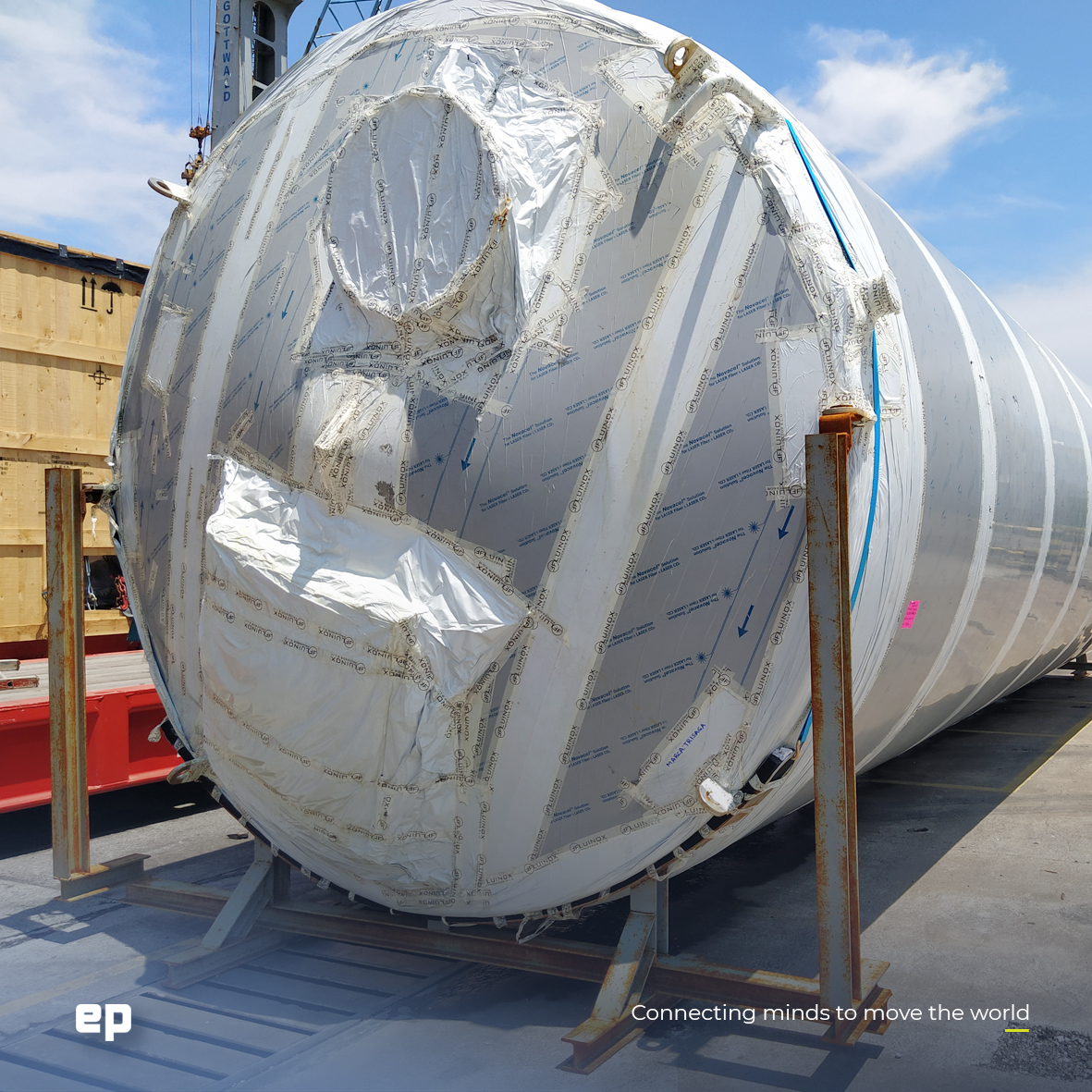 The first silo arriving in July
