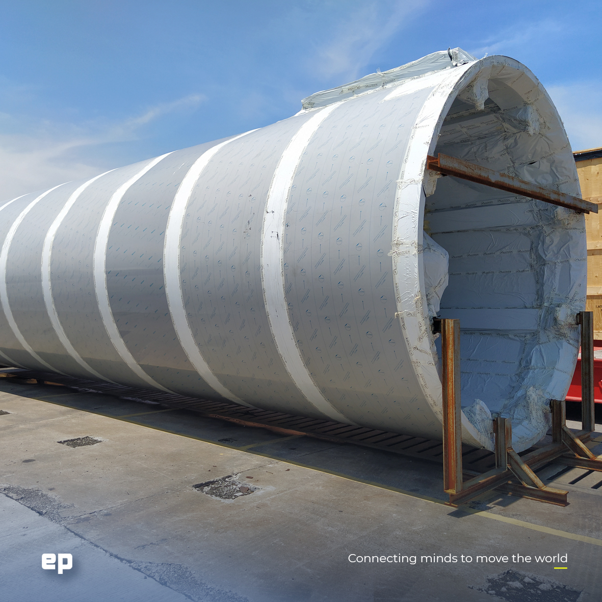 The first silo arriving in July
