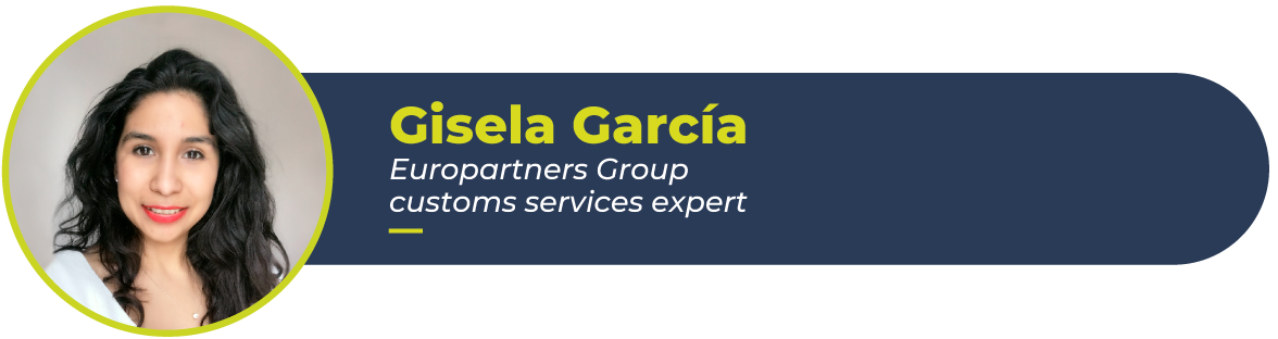 Gisela García Europartners Group customs service expert
