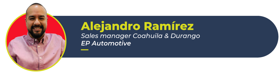 Alex Ramirez, EP Automotive sales manager