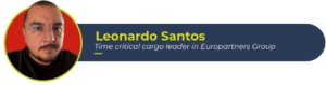 Picture of Leonardo Santos, time critical cargo leader at europartners group